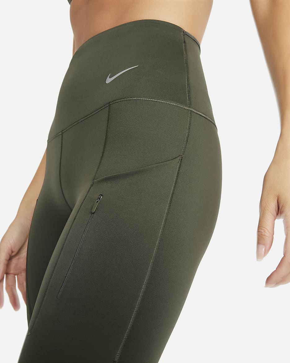 Nike khaki leggings womens hotsell